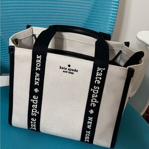 Kate Spade Black and White Tote Bag
